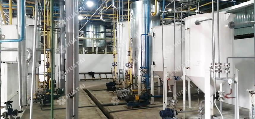 Coconut oil fractionation plant