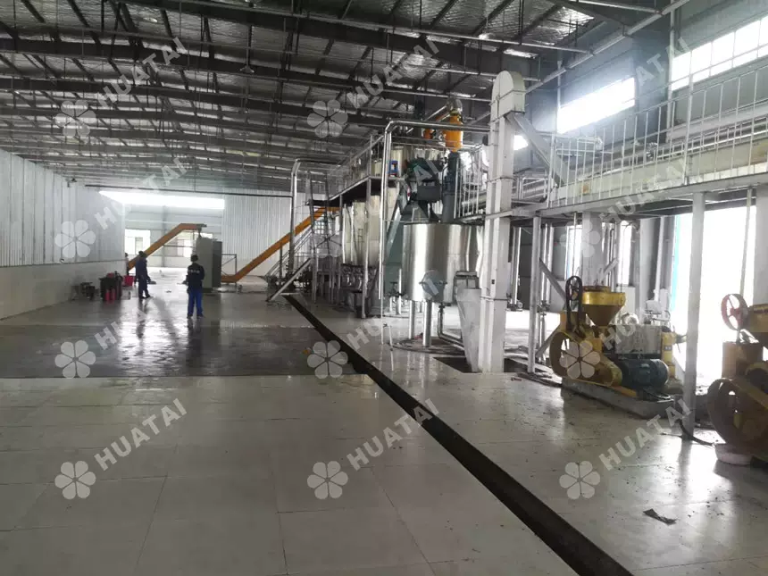 Hydrogenated palm kernel oil processing plant