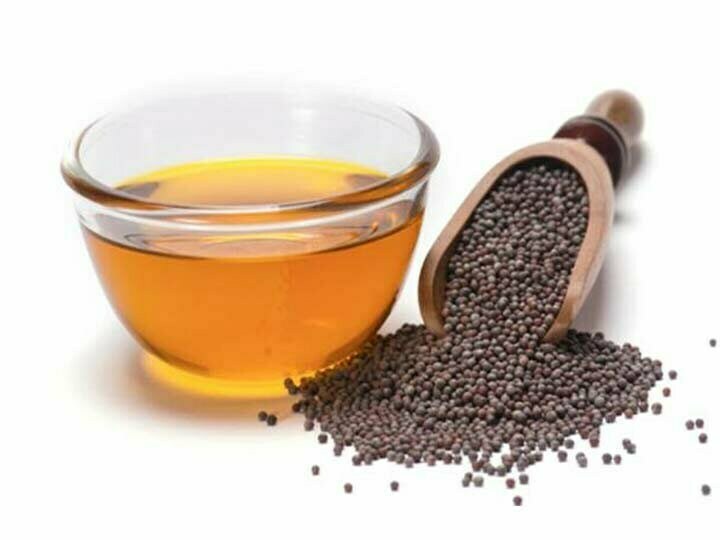 How is oil extracted from mustard?