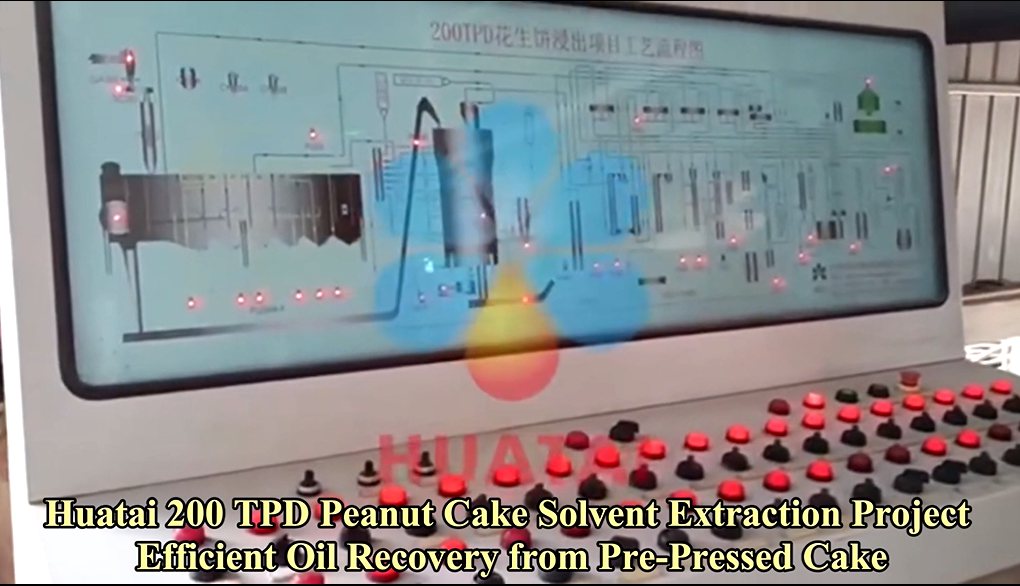 Huatai 200 TPD Peanut Cake Solvent Extraction Project – Maximizing Oil Recovery