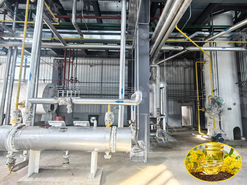Canola oil solvent extraction process