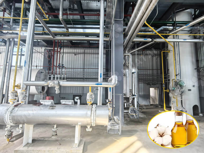 Cotton seed oil solvent extraction plant