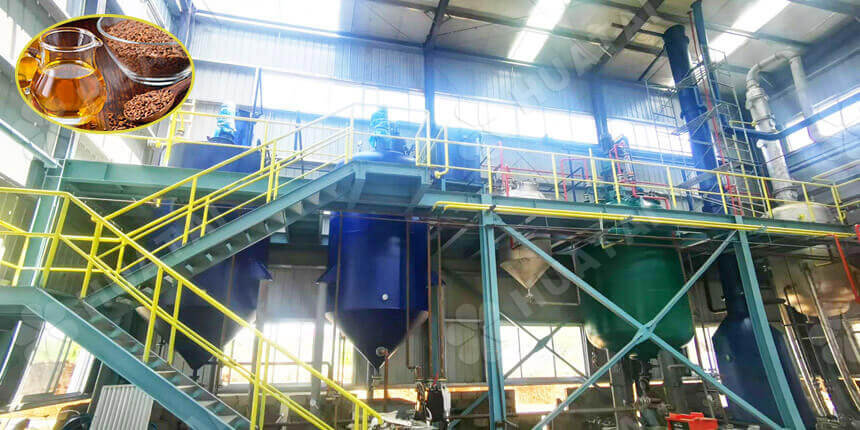 Large-scale flaxseed oil refinery plant