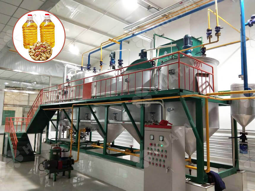 Groundnut oil refining machine for sale