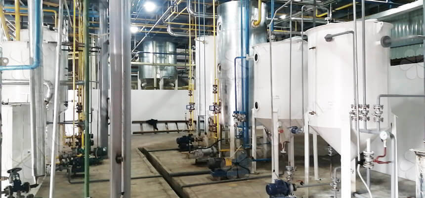 Linseed oil degumming system