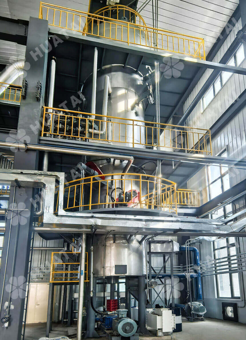 Mixed oil evaporation and stripping tower