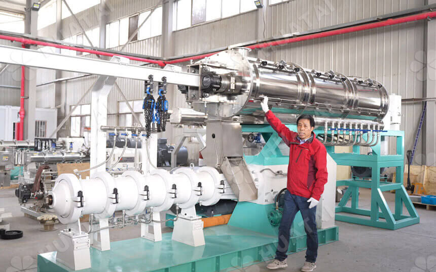 Soybean oil extruder machine