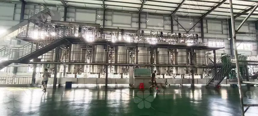 Soybean oil refinery plant cost