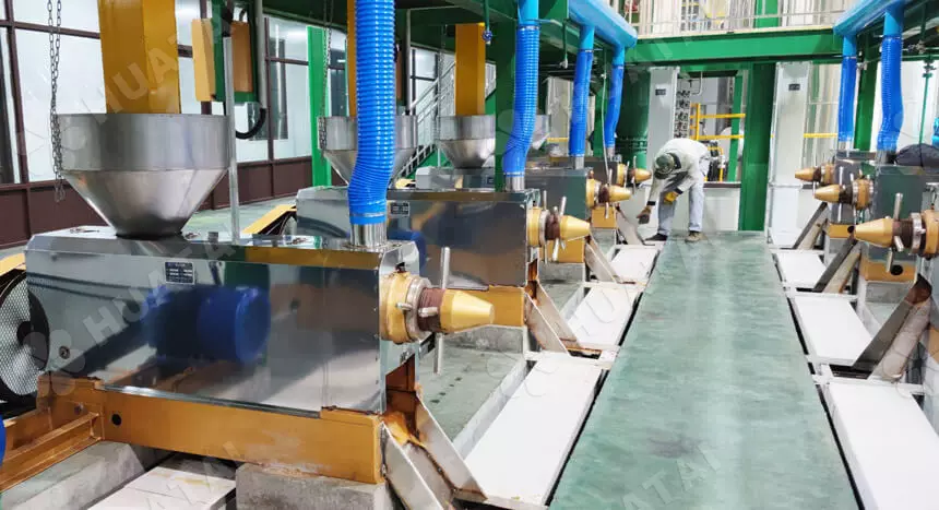 Soybean oil screw press machine