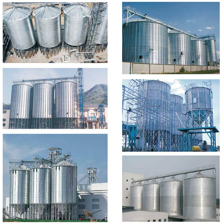 Huatai Group grain steel silo projects