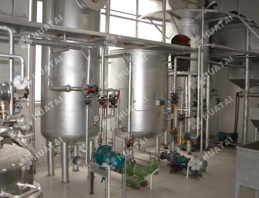 Butter refining production line