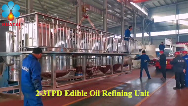 2-3TPD Edible Oil Refinery Machine Video