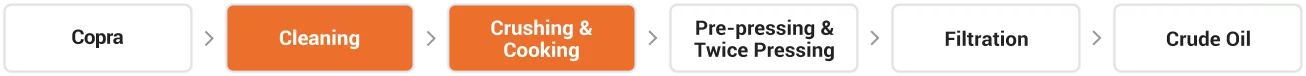 Copra Oil Processing Steps
