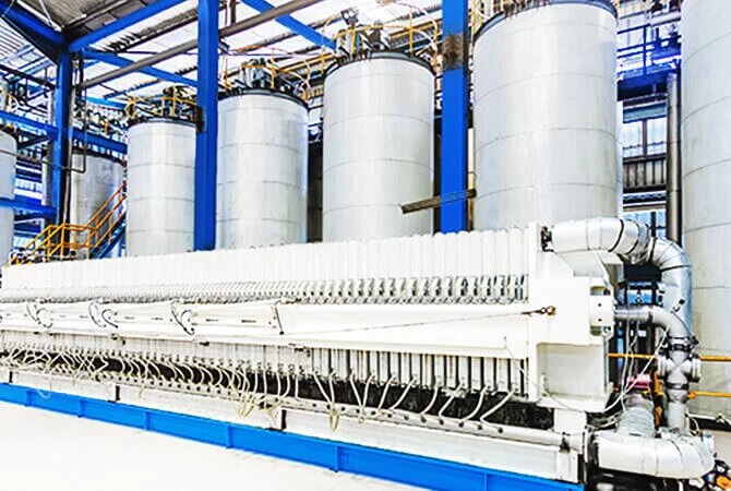 Palm oil fractionation plant