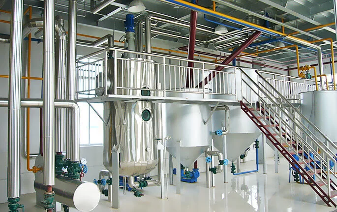 Sunflower oil refining equipment