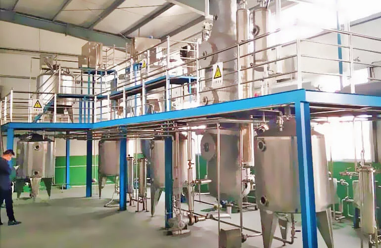 Walnut Oil Alkali Refining Operation