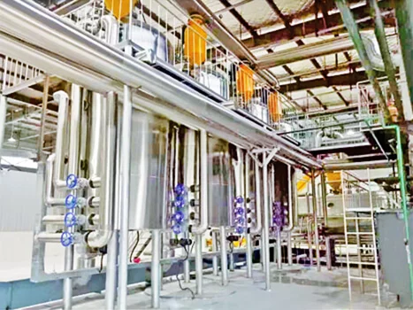 Vertical animal oil refining equipment 5