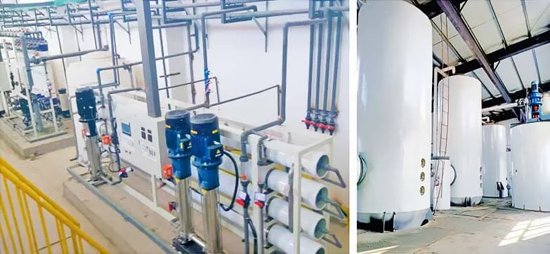 300 tons of ultrafiltration reverse osmosis water purification project