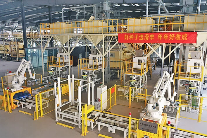 Complete set of seed packaging production line solutions